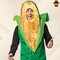 Adult Corn on the Cob Costume Halloween Food Tunic Funny Vegetable Party Outfit